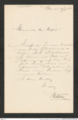Nachlass Franz Steindachner, Brief von Richard von Wettstein an Franz Steindachner (13.09.1910), Inv.Nr. 590.02, Seite 1